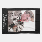 Linge De Cuisine Chien dalmate Aquarelle Chiens Chiens Animaux de c (Horizontal)