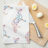 Linge De Cuisine Chien de berger (Quart Plié)