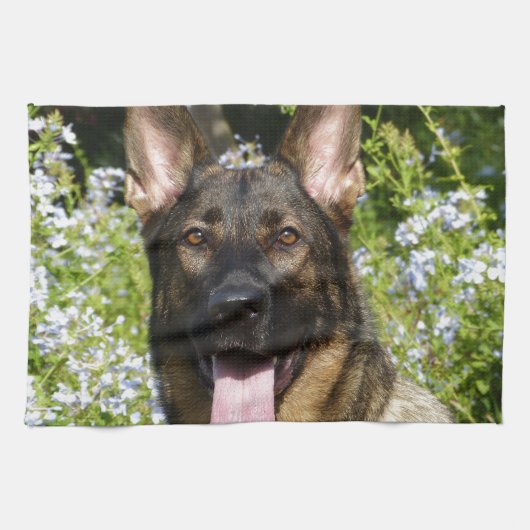Linge De Cuisine Chien de berger allemand (Horizontal)