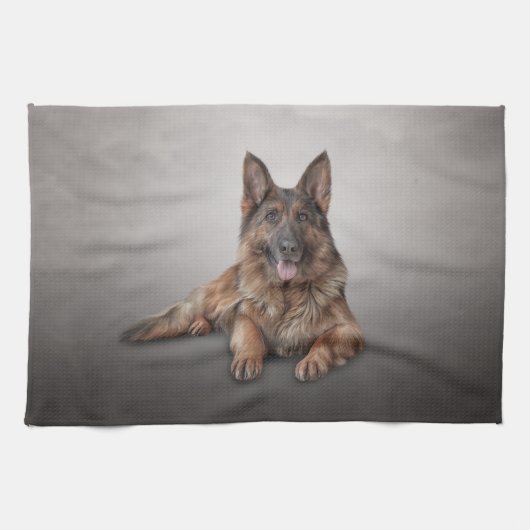 Linge De Cuisine Chien de berger allemand (Horizontal)
