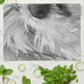 Linge De Cuisine Chien de Coton de Tulear (Plié)