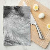 Linge De Cuisine Chien de Coton de Tulear (Quart Plié)