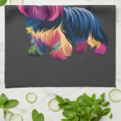 Linge De Cuisine Chien de Graffiti Urbain (Plié)