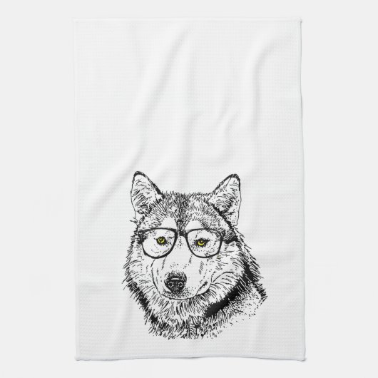 Linge De Cuisine Chien de hippie (Vertical)