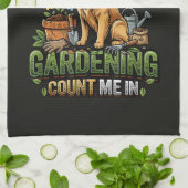 Linge De Cuisine Chien de jardin si cela implique des chiens et du  (Plié)