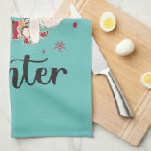 Linge De Cuisine Chien de patinage sur glace mignon (Quart Plié)