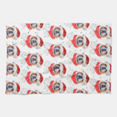 Linge De Cuisine Chien de race anglaise Bulldog Noël (Horizontal)