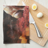 Linge De Cuisine Chien de taureau français en automne Leaves automn (Quart Plié)