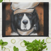 Linge De Cuisine Chien de Terre-Neuve (Plié)