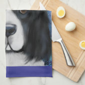 Linge De Cuisine Chien de Terre-Neuve (Quart Plié)