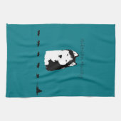 Linge De Cuisine Chien de traîneau sibérien (Horizontal)