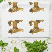 Linge De Cuisine Chien d'or Towel Husky (Plié)