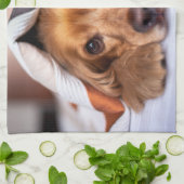 Linge De Cuisine Chien espagnol de Cocker (Plié)