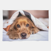 Linge De Cuisine Chien espagnol de Cocker (Horizontal)