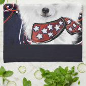 Linge De Cuisine Chien Esquimau Américain (Plié)