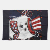 Linge De Cuisine Chien Esquimau Américain (Horizontal)
