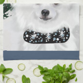 Linge De Cuisine Chien Esquimau Américain (Plié)
