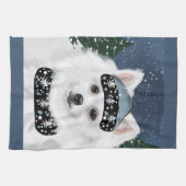 Linge De Cuisine Chien Esquimau Américain (Horizontal)