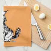 Linge De Cuisine Chien fou (Quart Plié)