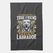 Linge De Cuisine Chien Labrador véritable ami (Vertical)