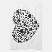Linge De Cuisine Chien Paws, Chiot Paws, Animal Paws, Coeur, Animal (Vertical)