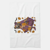 Linge De Cuisine Chien Pitpull Fantôme Halloween (Vertical)