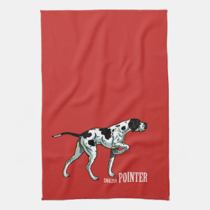 Linge De Cuisine chien pointeur anglais