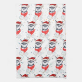 Linge De Cuisine Chien sibérien Husky race Étoiles de Noël (Vertical)