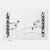 LINGE DE CUISINE CHIENS DE GREYHOUND (Horizontal)