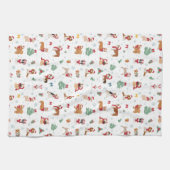 Linge De Cuisine Chiens de Noël en accessoires de vacances (Horizontal)