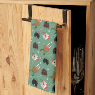 Linge De Cuisine Chiens de Noël Goldendoodle