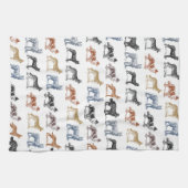 Linge De Cuisine Chiens de toutes les sortes (Horizontal)