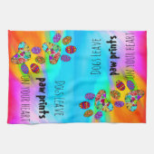 Linge De Cuisine Chiens Laisser des Empreintes de pattes sur votre  (Horizontal)