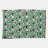 Linge De Cuisine Chiens Schnauzer de Noël (Horizontal)