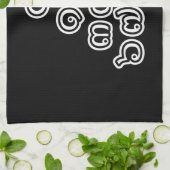 Linge De Cuisine Chiffres thaïlandais Pyramide ♦ Script en thaï ♦ (Plié)