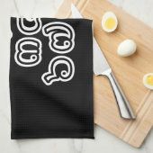 Linge De Cuisine Chiffres thaïlandais Pyramide ♦ Script en thaï ♦ (Quart Plié)