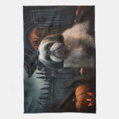 Linge De Cuisine Chih Tzu Halloween effraie (Vertical)