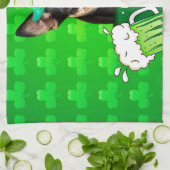 Linge De Cuisine Chihuahua Chien Chiot Chiot St. Patrick's Day Clov (Plié)