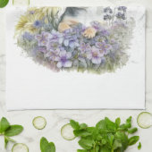 Linge De Cuisine Chihuahua Chien Maman Florale (Plié)