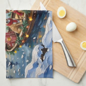 Linge De Cuisine Chihuahua Christmas Boat Holiday (Quart Plié)