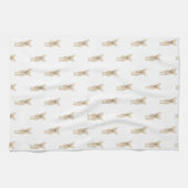 Linge De Cuisine Chihuahua (Courte Haired, Crème Tan Faune) (Horizontal)