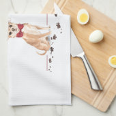 Linge De Cuisine Chihuahua Funny Chien de Noël avec arbre (Quart Plié)