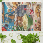 Linge De Cuisine Chihuahua Gîtes de vacances : Noël festif (Plié)