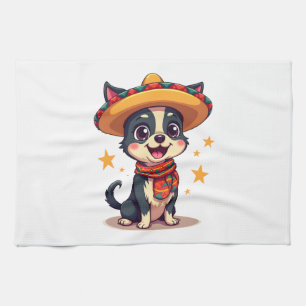 Linge De Cuisine Chihuahua Mexique Cinco de Mayo Chien Drôle Co