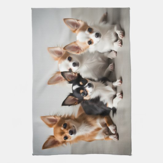 Linge De Cuisine Chihuahuas (Vertical)