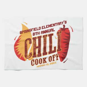 Linge De Cuisine Chili Cook   Concours BBQ Cookout