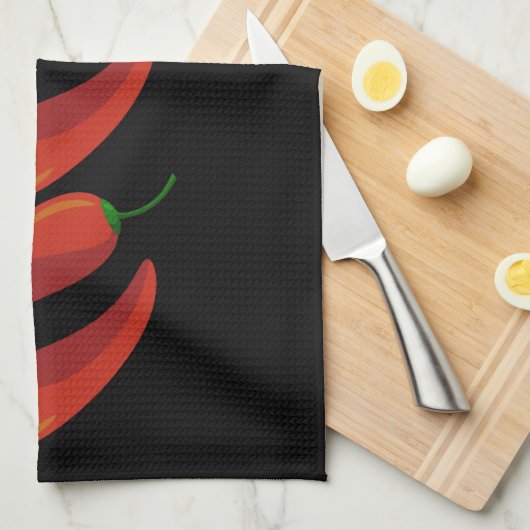 Linge De Cuisine Chillies (Quart Plié)