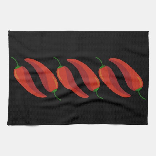 Linge De Cuisine Chillies (Horizontal)