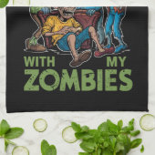 Linge De Cuisine Chillin Avec Mes Zombies Halloween Garçons Enfants (Plié)