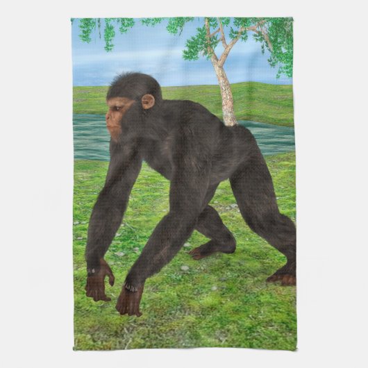 Linge De Cuisine Chimpanzé (Vertical)